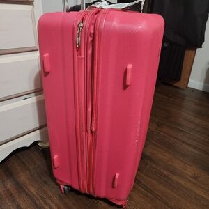 Pink suitcase